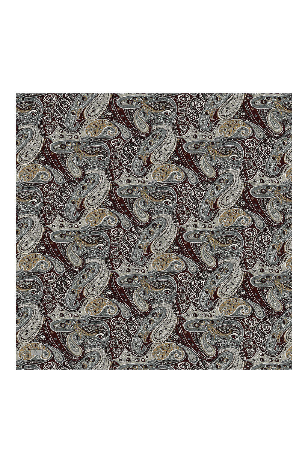 Pamuk Eşarp Garden Bordo