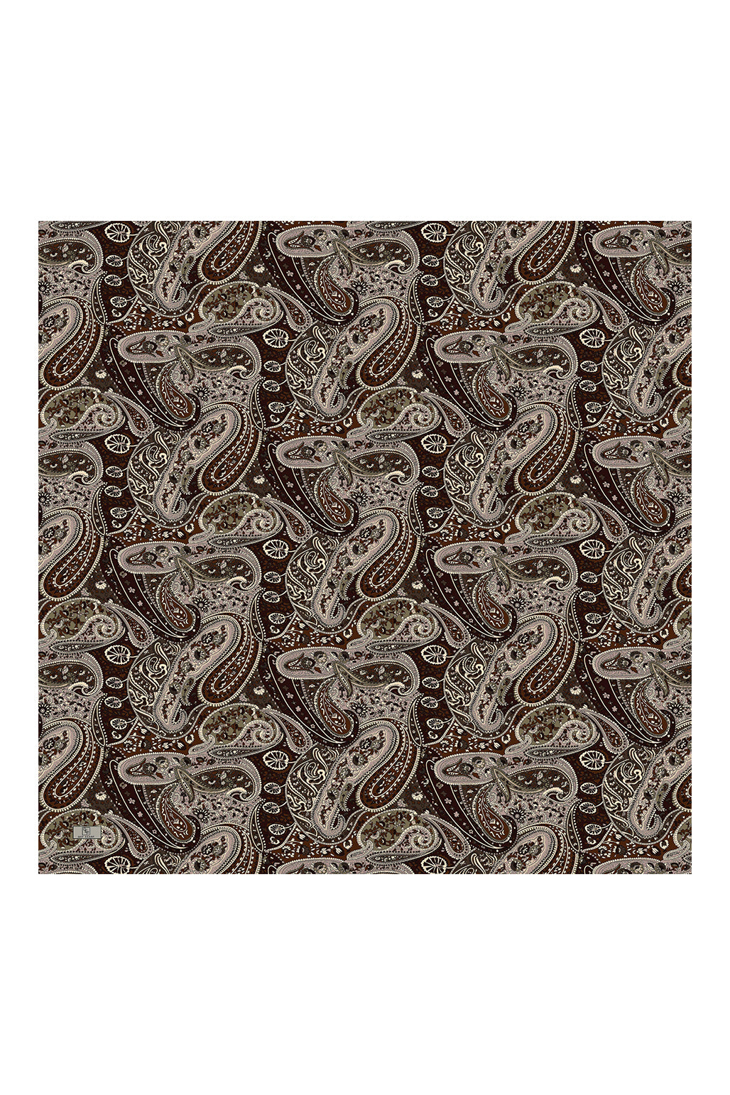 Pamuk Eşarp Garden Kahve