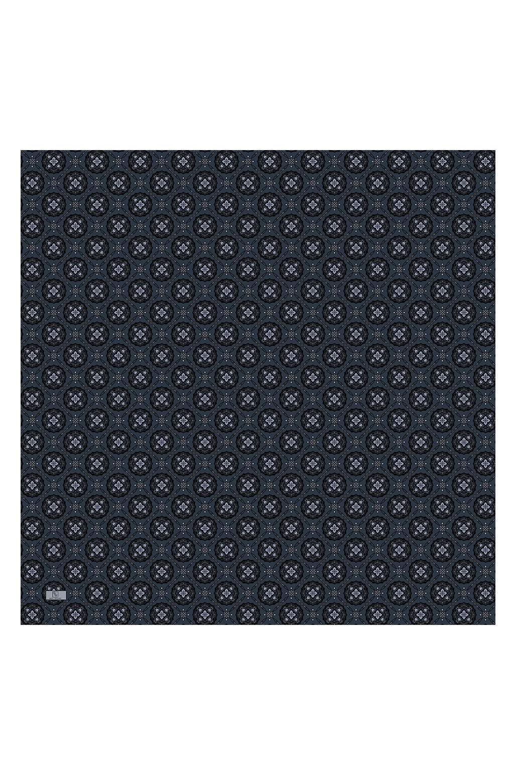 Pamuk Eşarp Medallion Füme