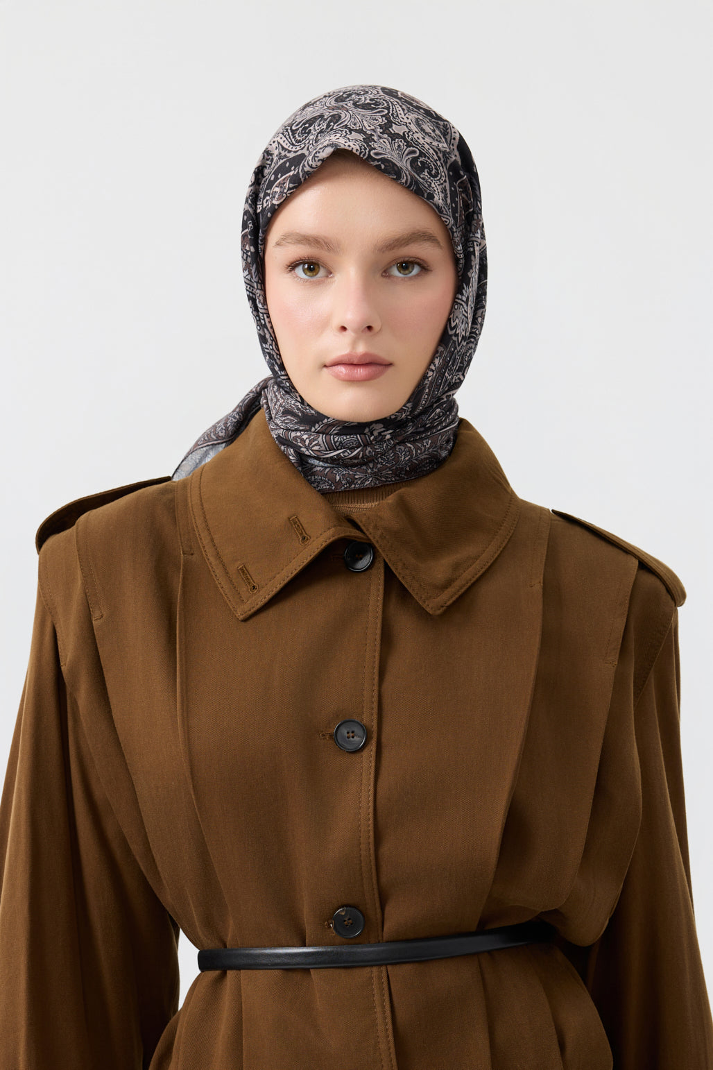 Pamuk Eşarp Tale Füme