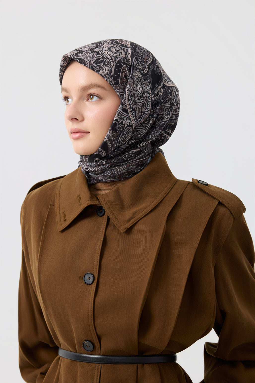 Pamuk Eşarp Tale Füme