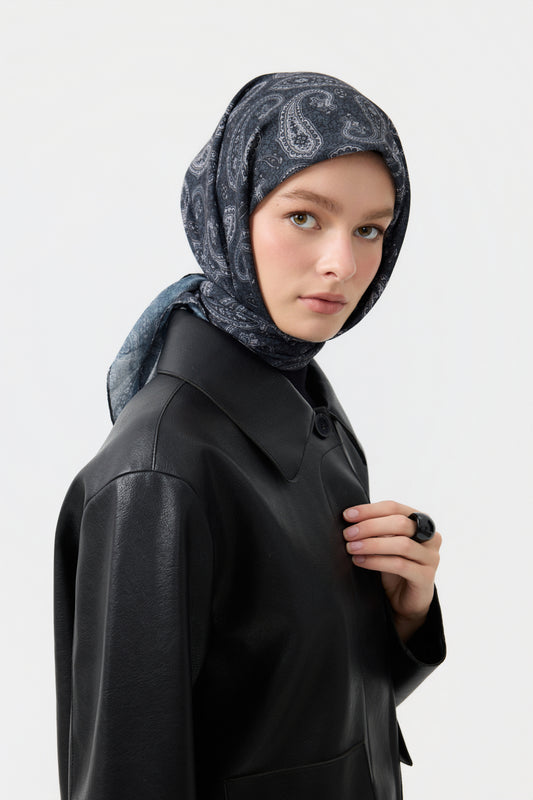 Pamuk Eşarp Timeless Füme