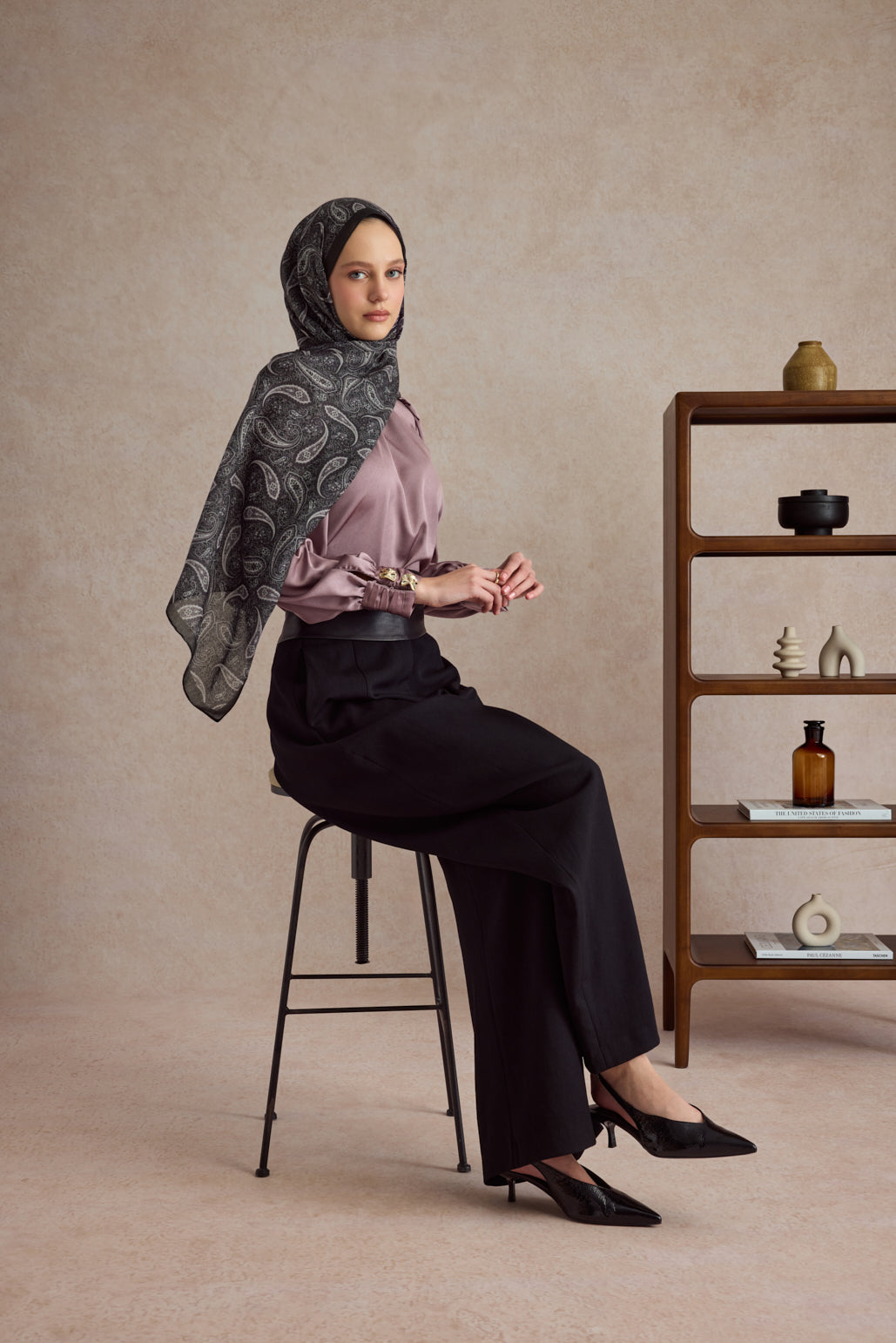 Pamuk Şal Lune Mürdüm Eriği