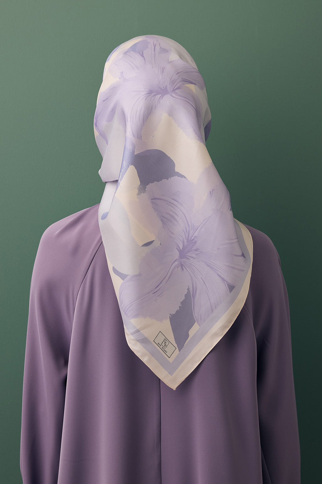 İpek Eşarp Floral Desenli