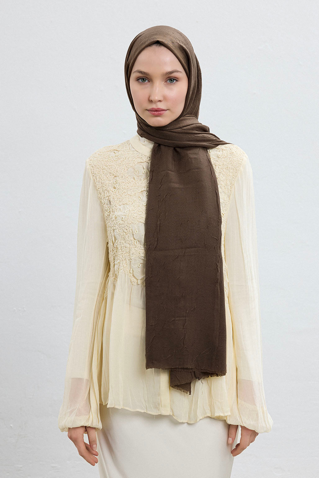Bambu Şal Soft Kahve