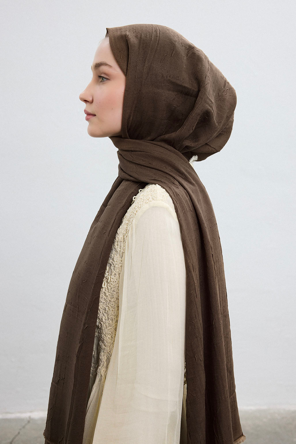 Bambu Şal Soft Kahve