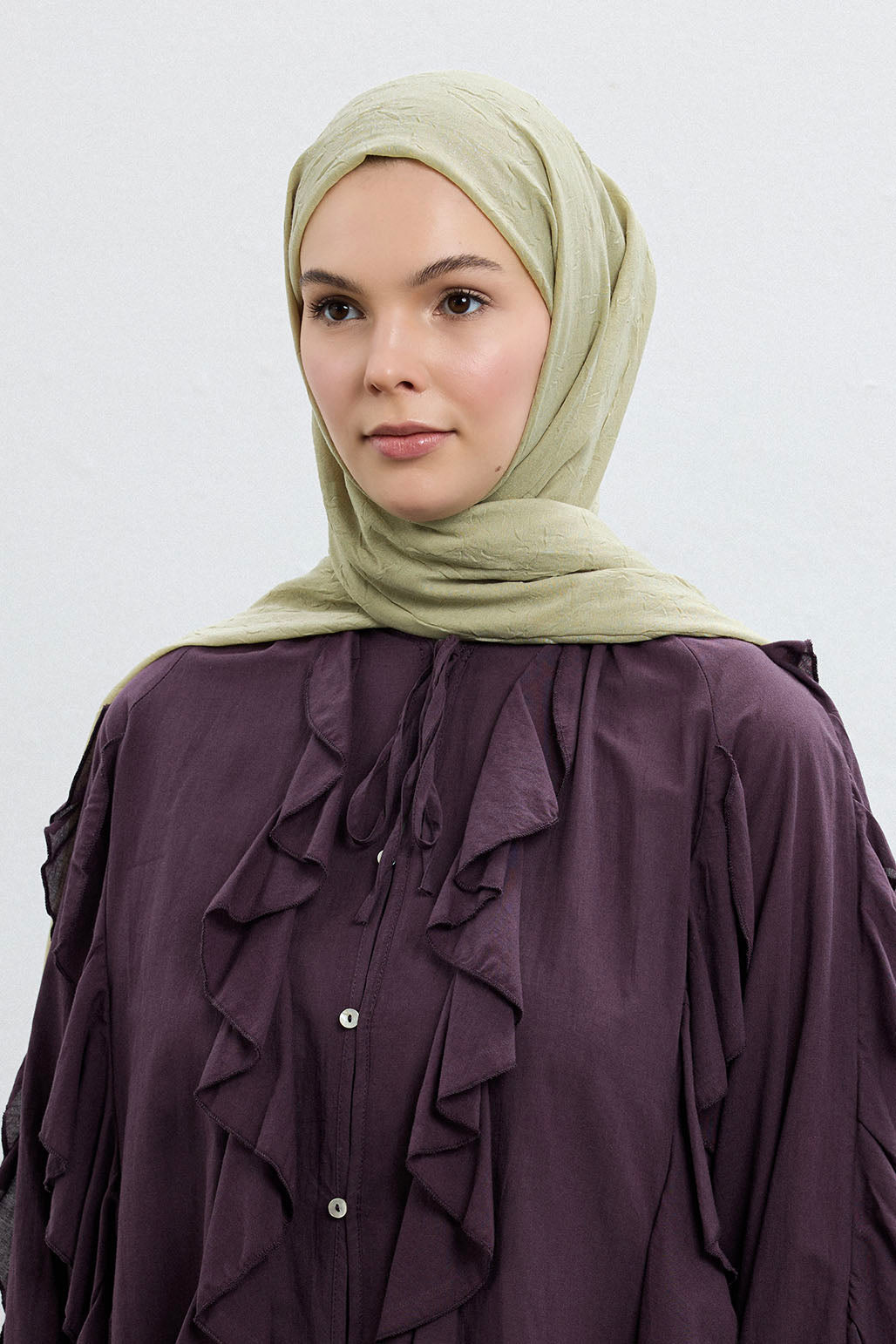 Bambu Şal Soft Yeşil