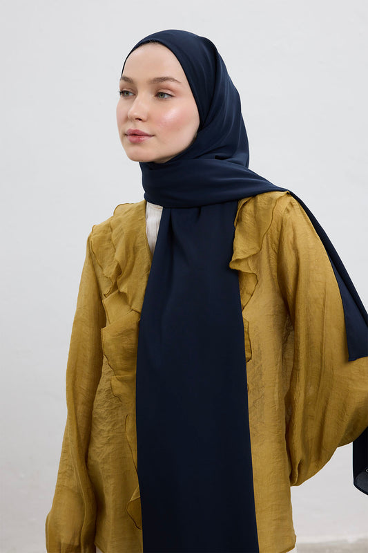 Comfort Luxe Şal Lacivert