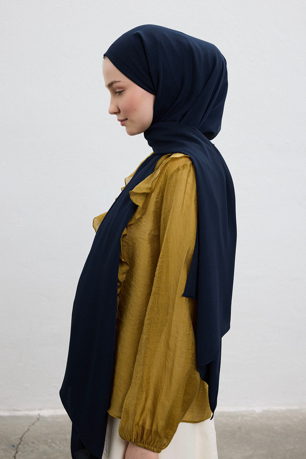 Comfort Luxe Şal Lacivert