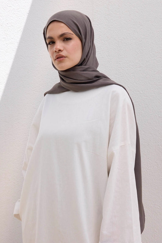 Cotton Line Şal Antrasit