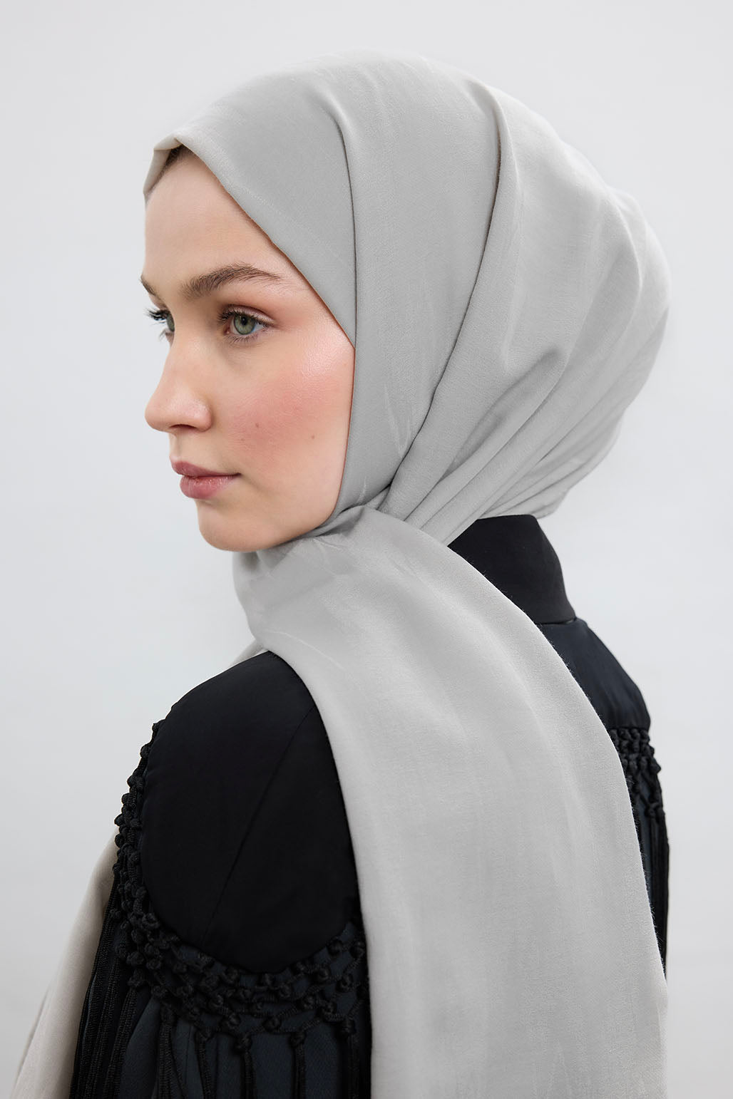 Cotton Line Şal Gümüş