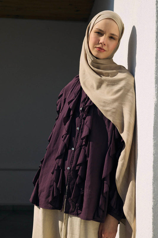 Cotton Line Şal Kum Beji