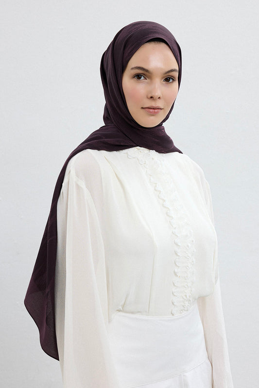 Cotton Line Şal Mürdüm
