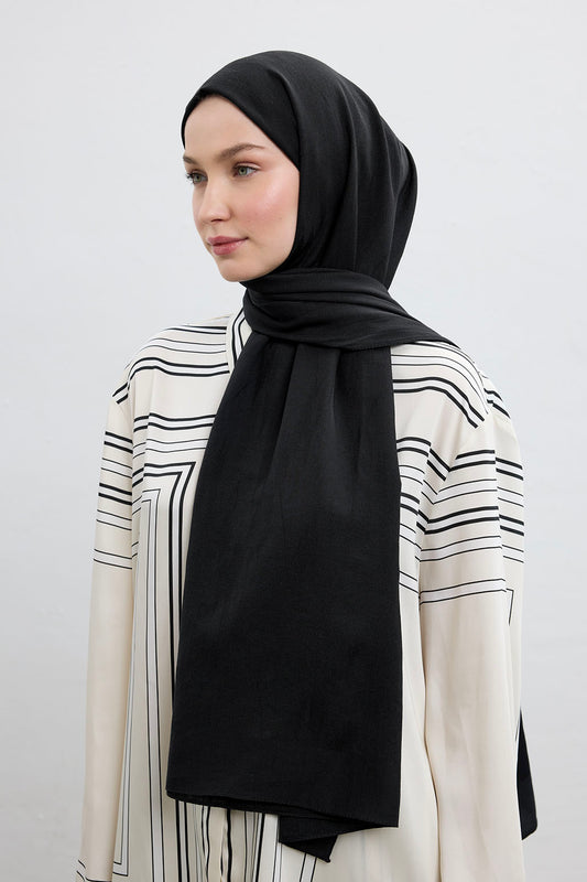 Cotton Line Şal Siyah