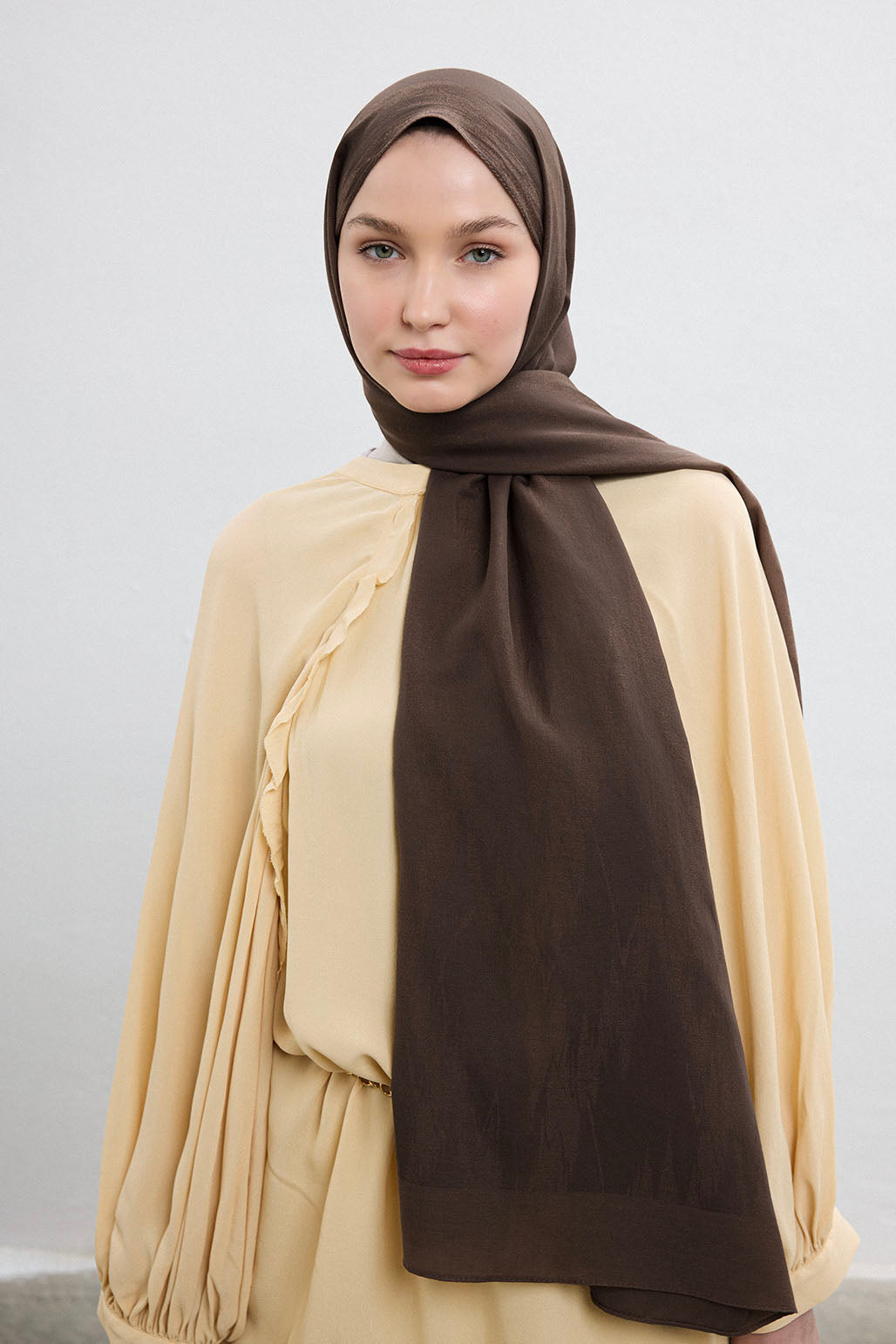 Cotton Line Şal Soft Kahve