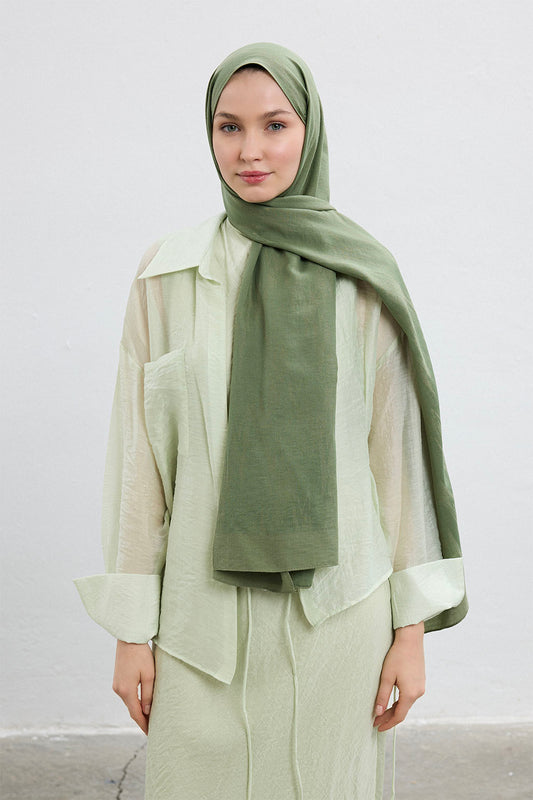 Cotton Line Şal Soft Yeşil