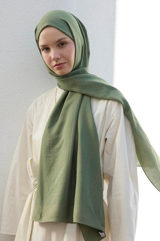 Cotton Line Şal Soft Yeşil