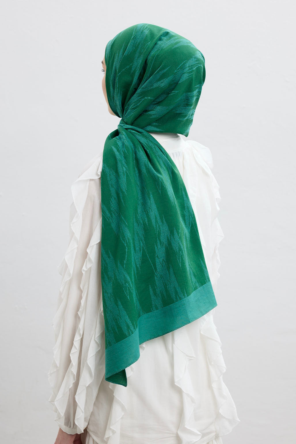 Cotton Line Şal Zümrüt Yeşili
