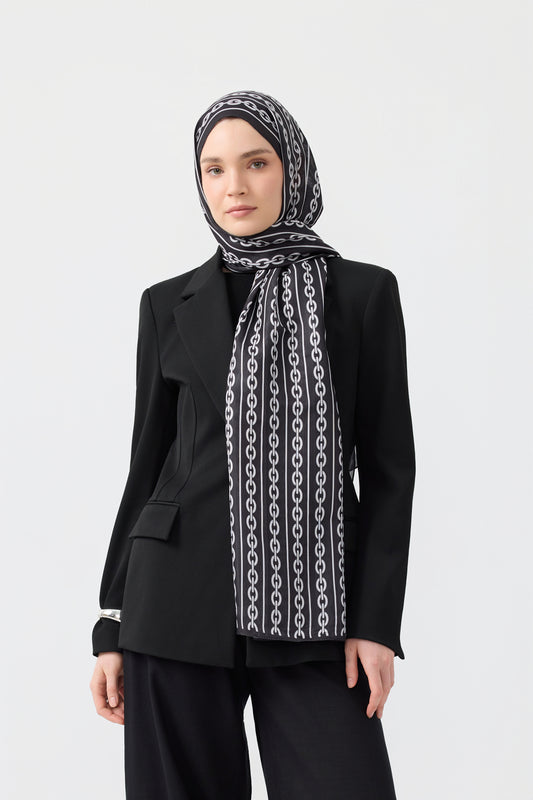 Cotton Twill Şal Chain Ekru