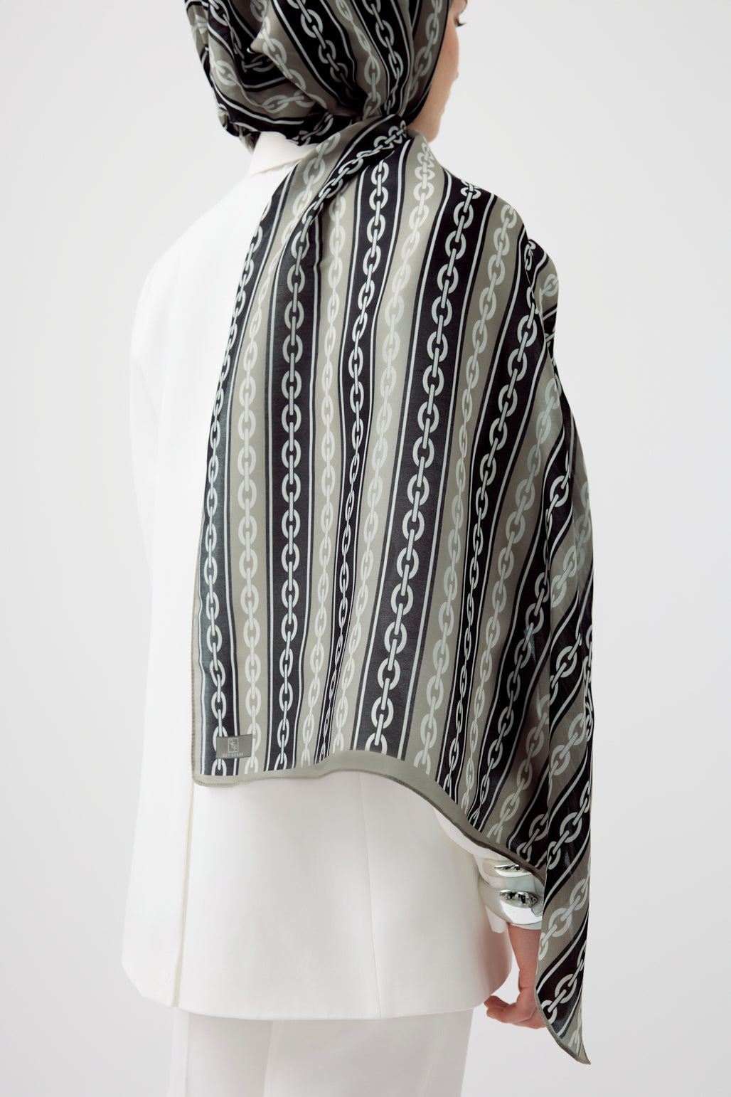 Cotton Twill Şal Chain Taş