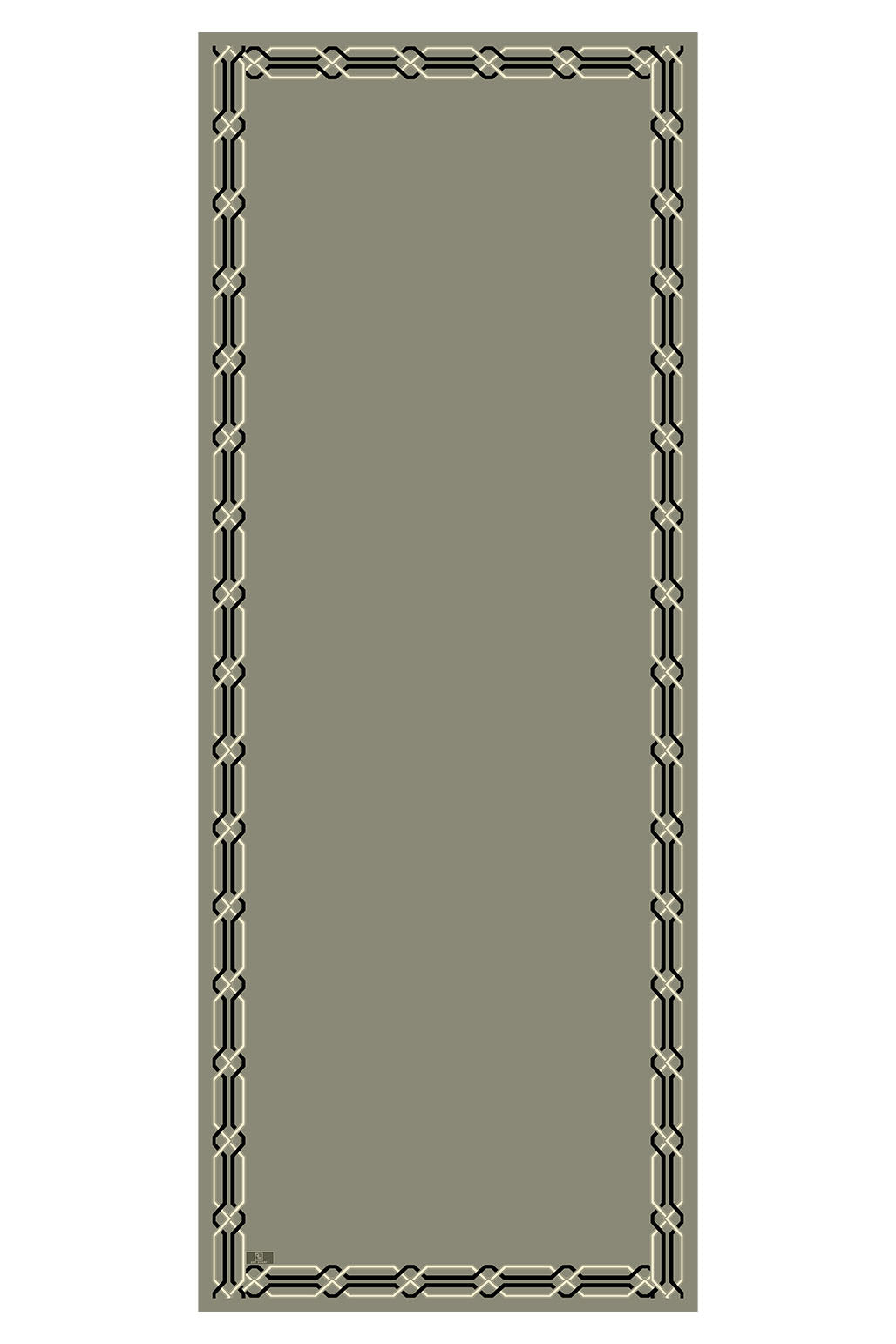 Cotton Twill Şal İnterlock Taş