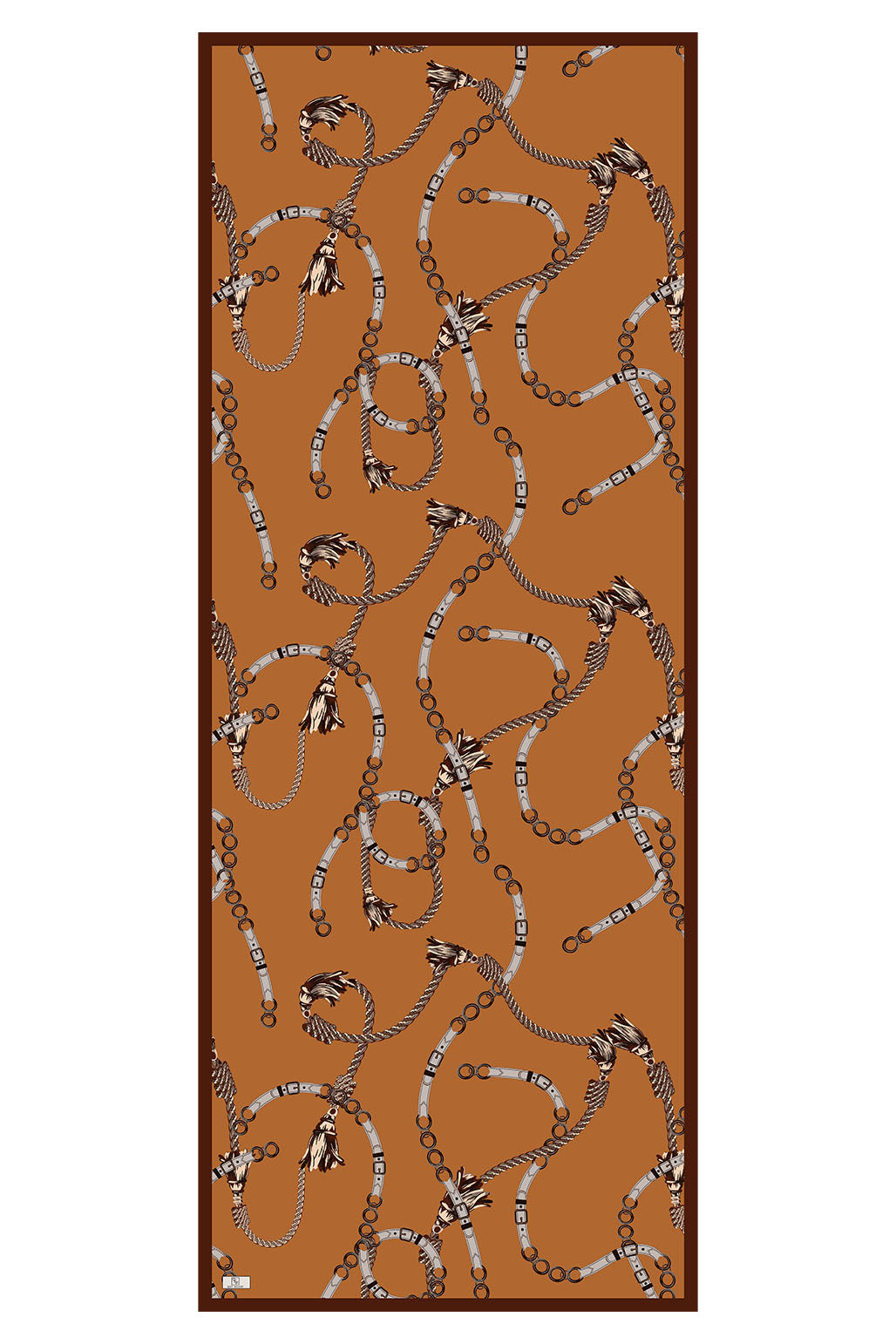 Cotton Twill Şal Linkage Orange