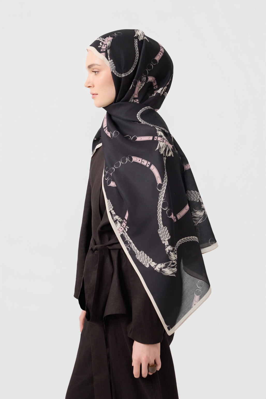 Cotton Twill Şal Linkage Pudra