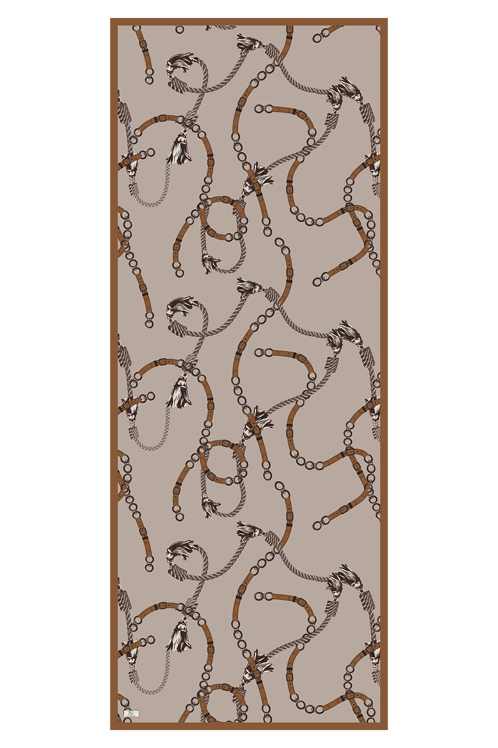 Cotton Twill Şal Linkage Taş