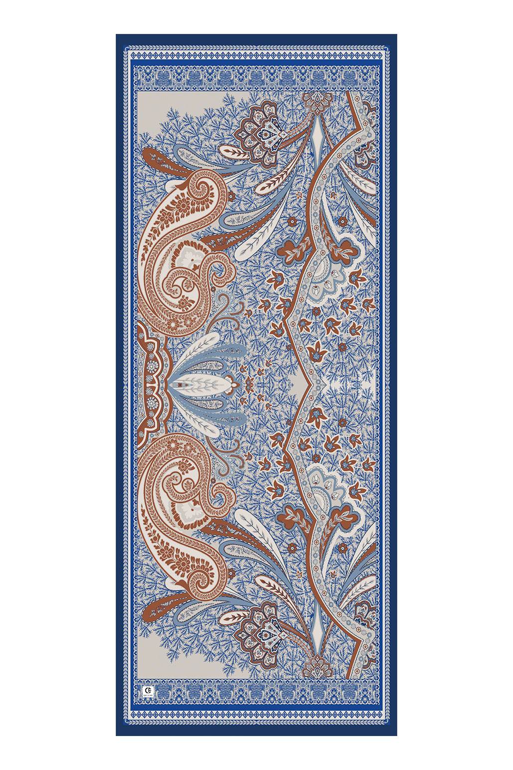 Cupra Prive Desenli Şal Blossom Parlament