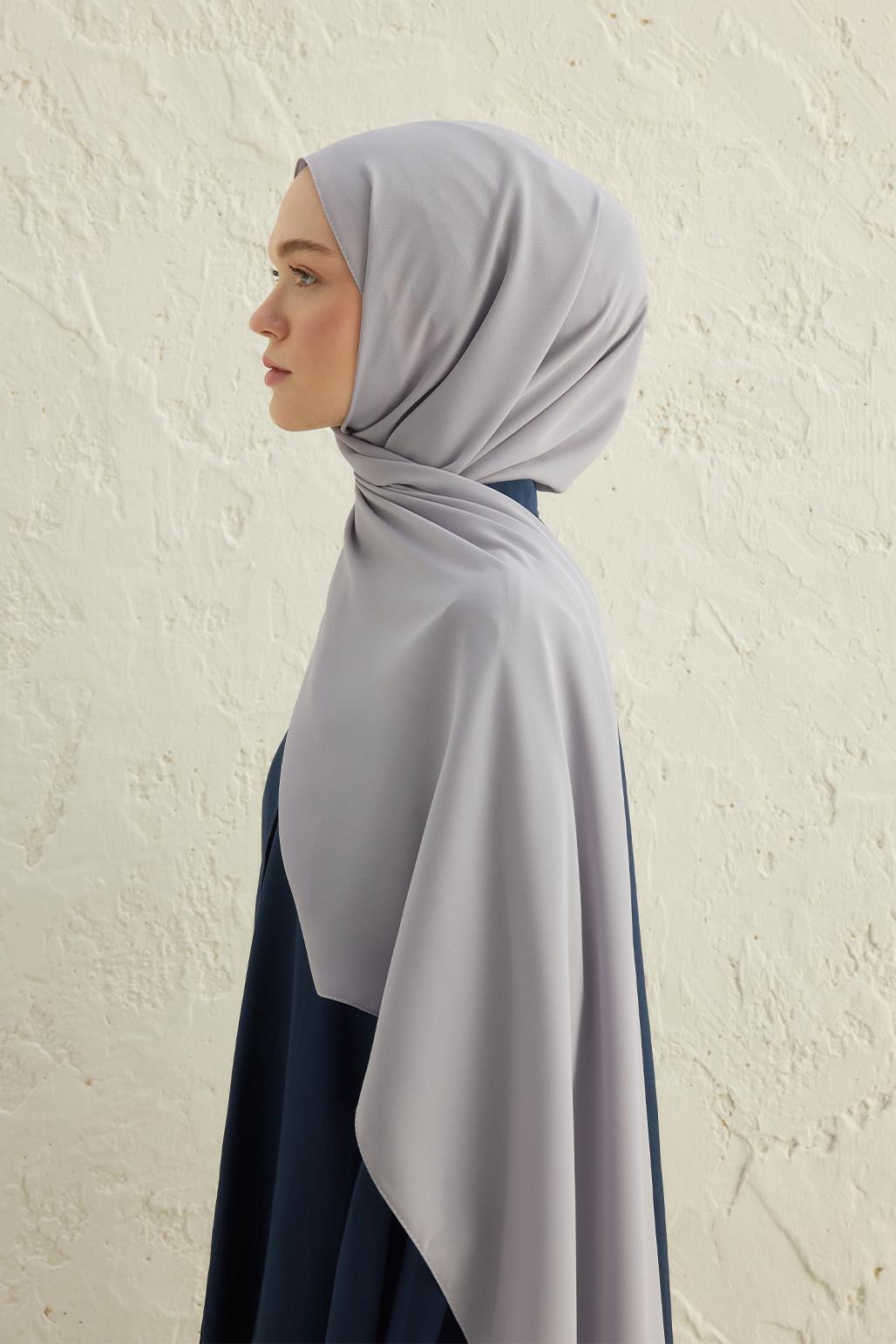 Daily Krep Şal Açık Gri