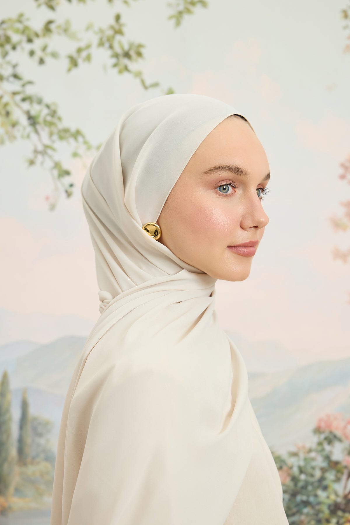 Daily Krep Şal Koyu Krem