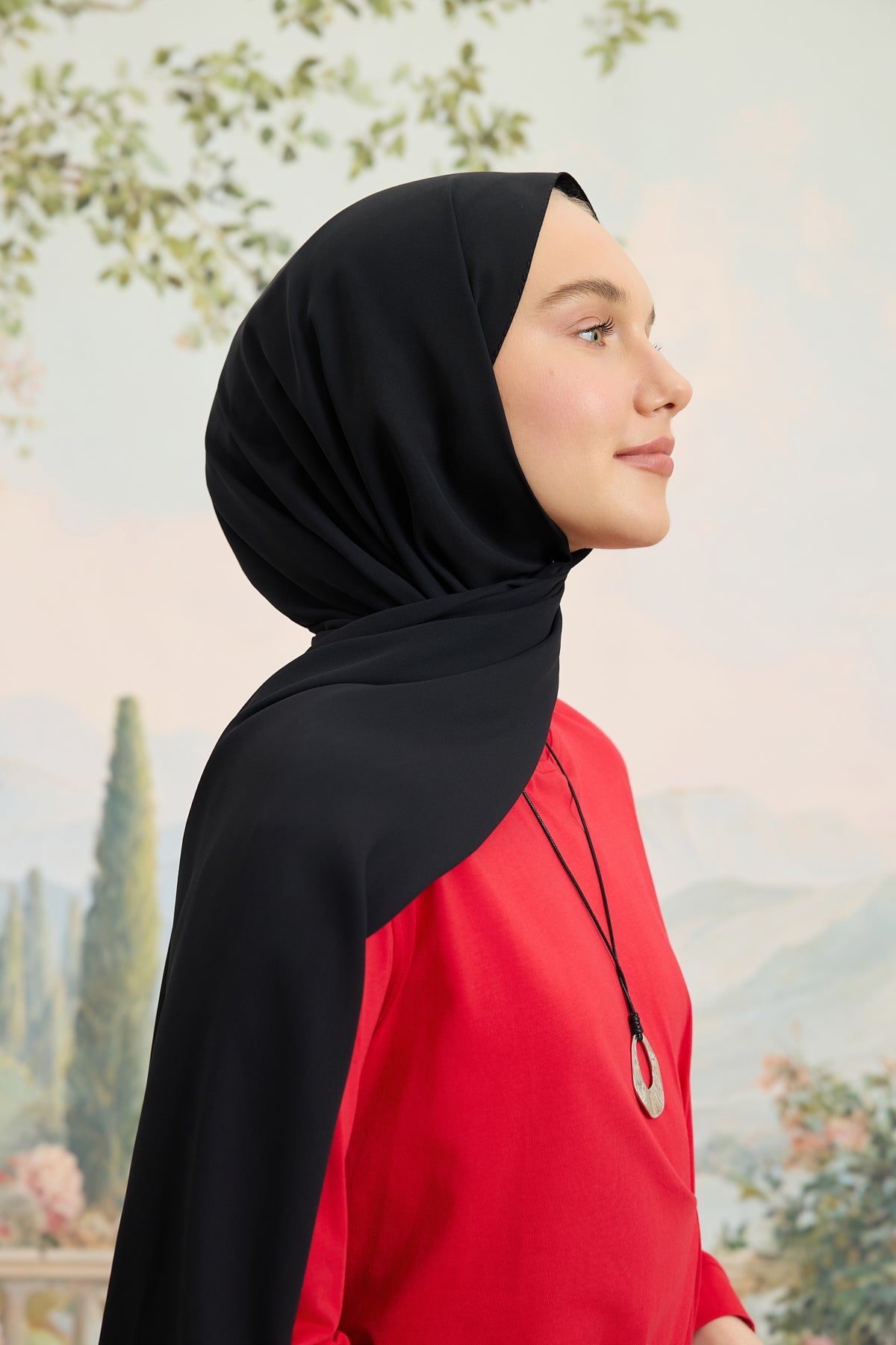 Daily Krep Şal Siyah