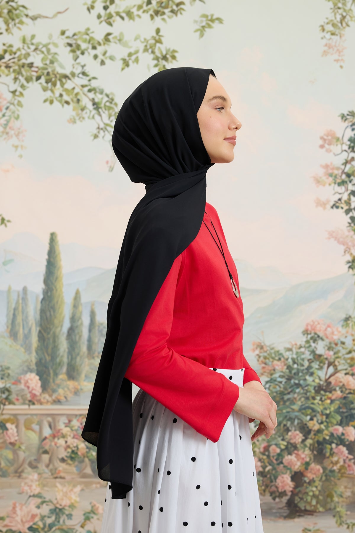 Daily Krep Şal Siyah