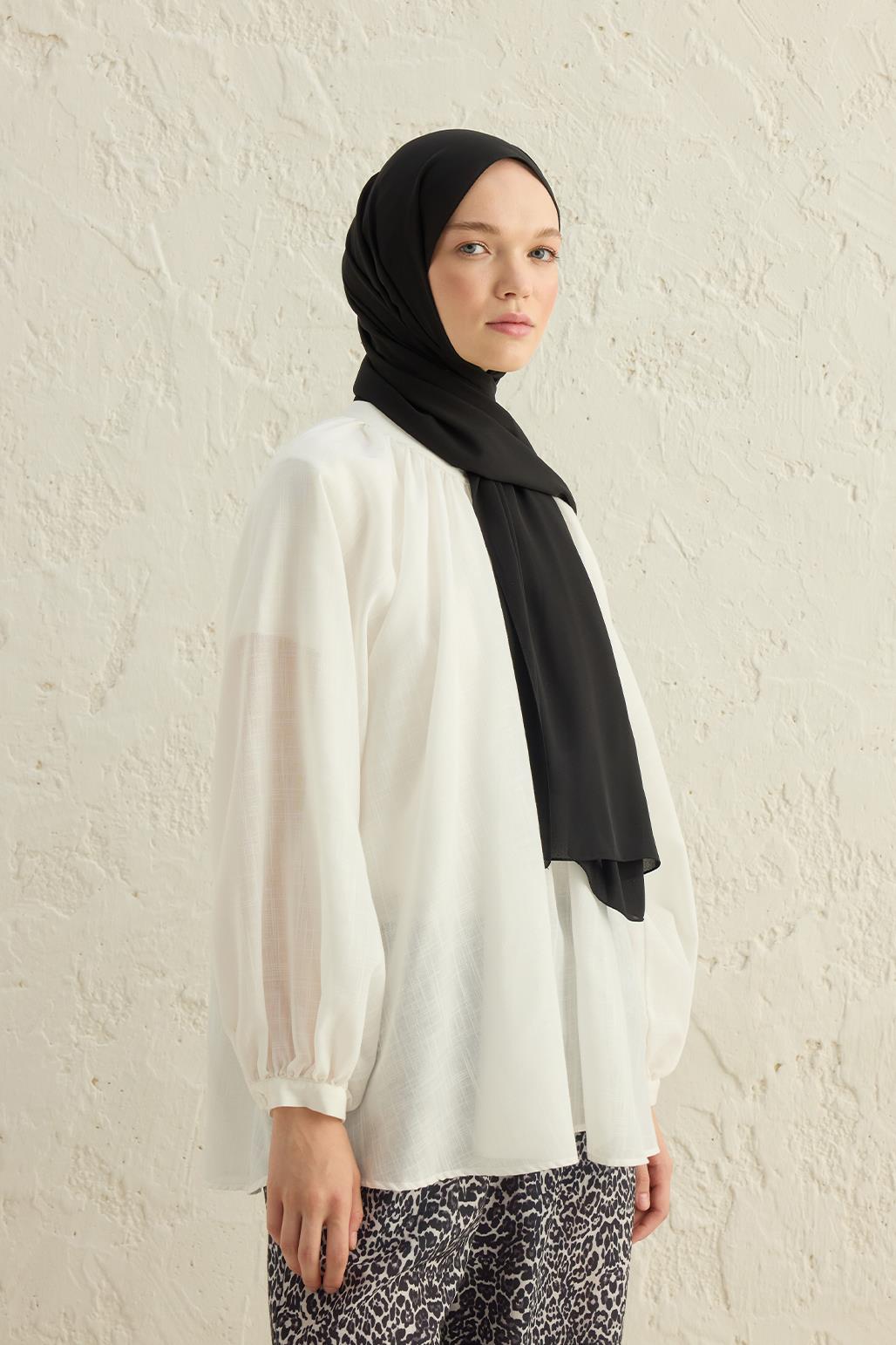 Daily Krep Şal Siyah