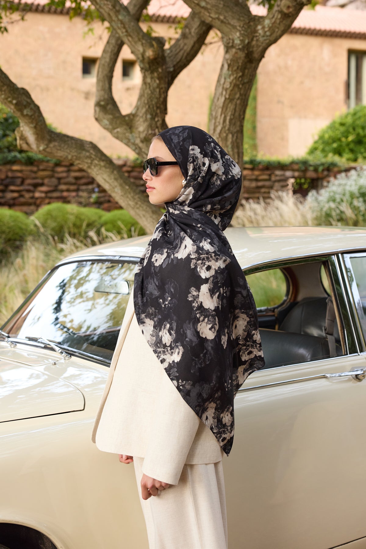 Deluxe Summer Flow Şal Siyah