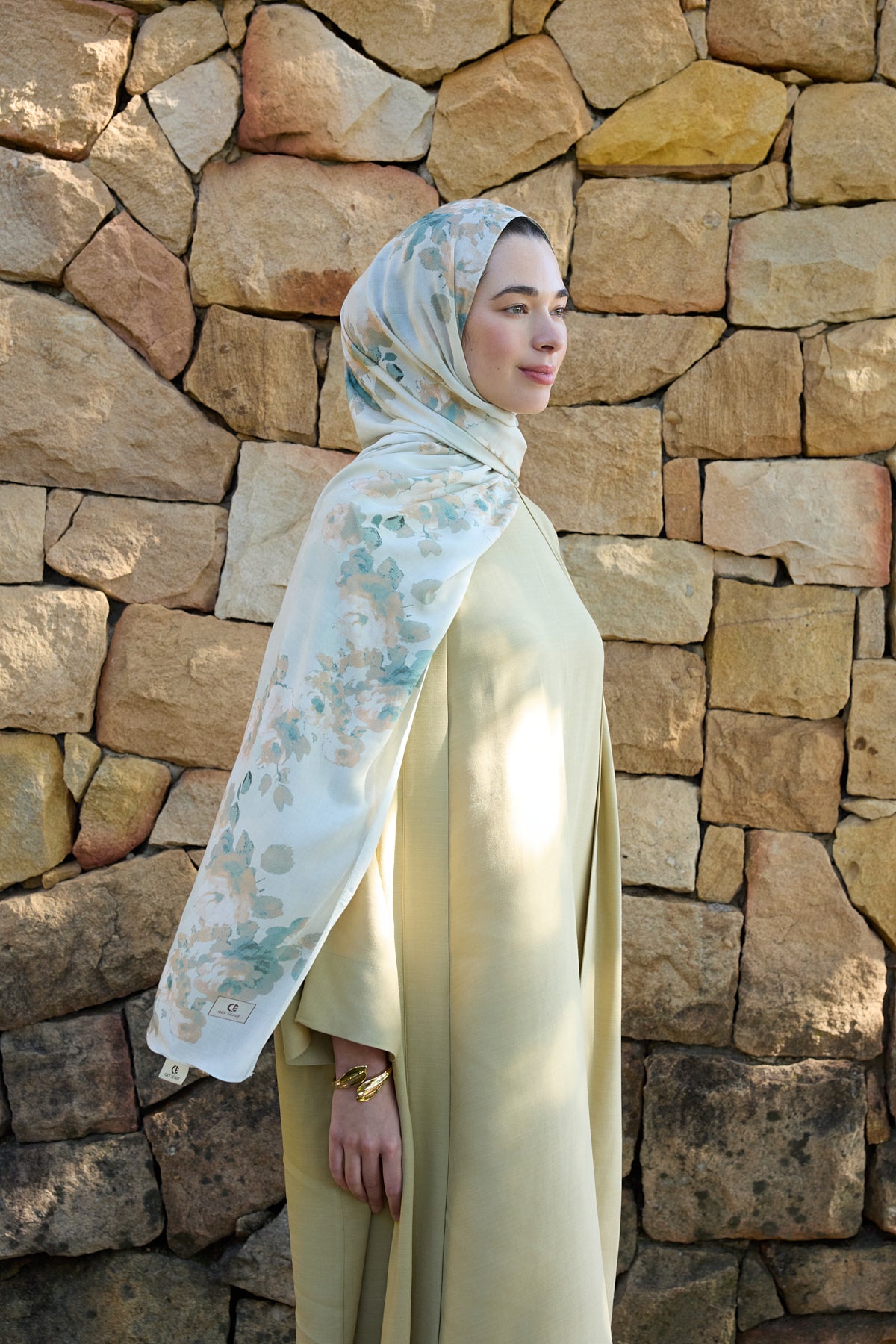 Deluxe Summer Flow Şal Soft Yeşil