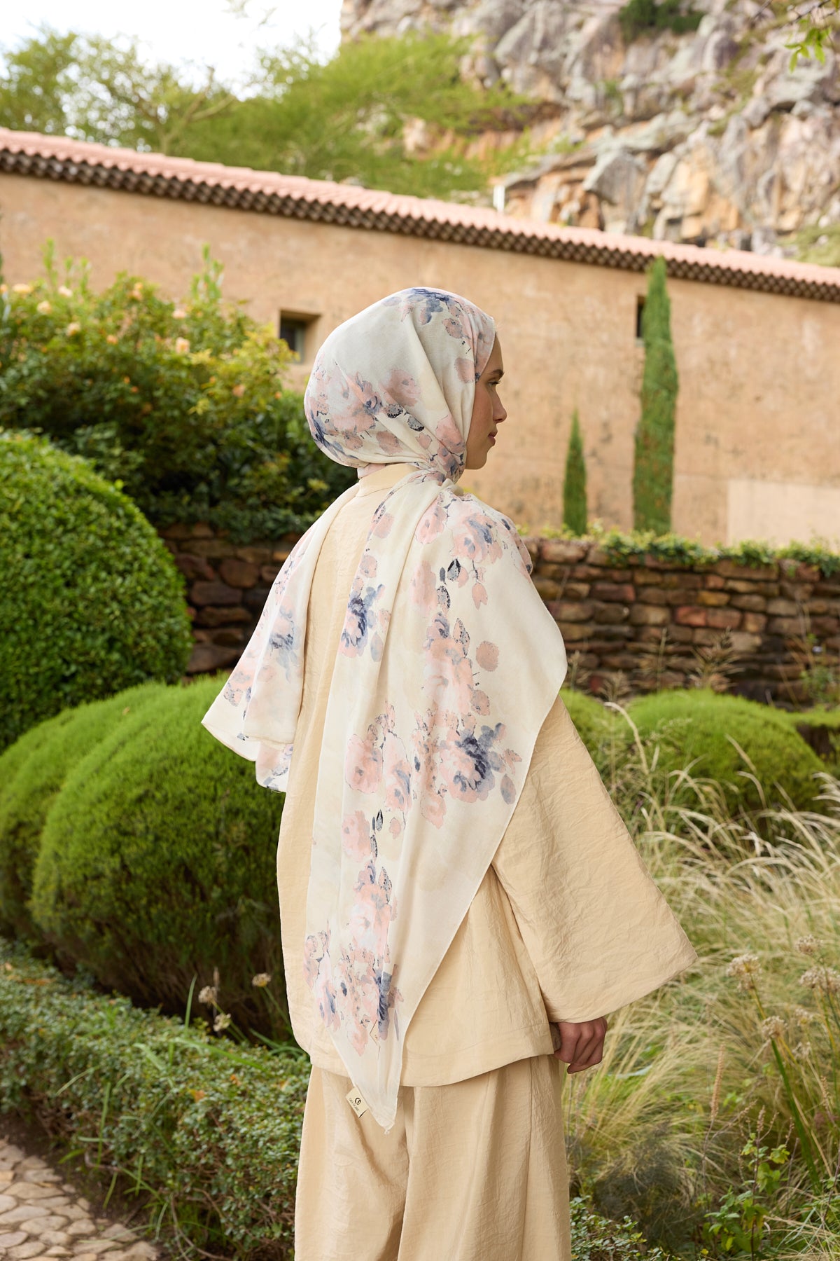 Deluxe Summer Flow Şal Somon