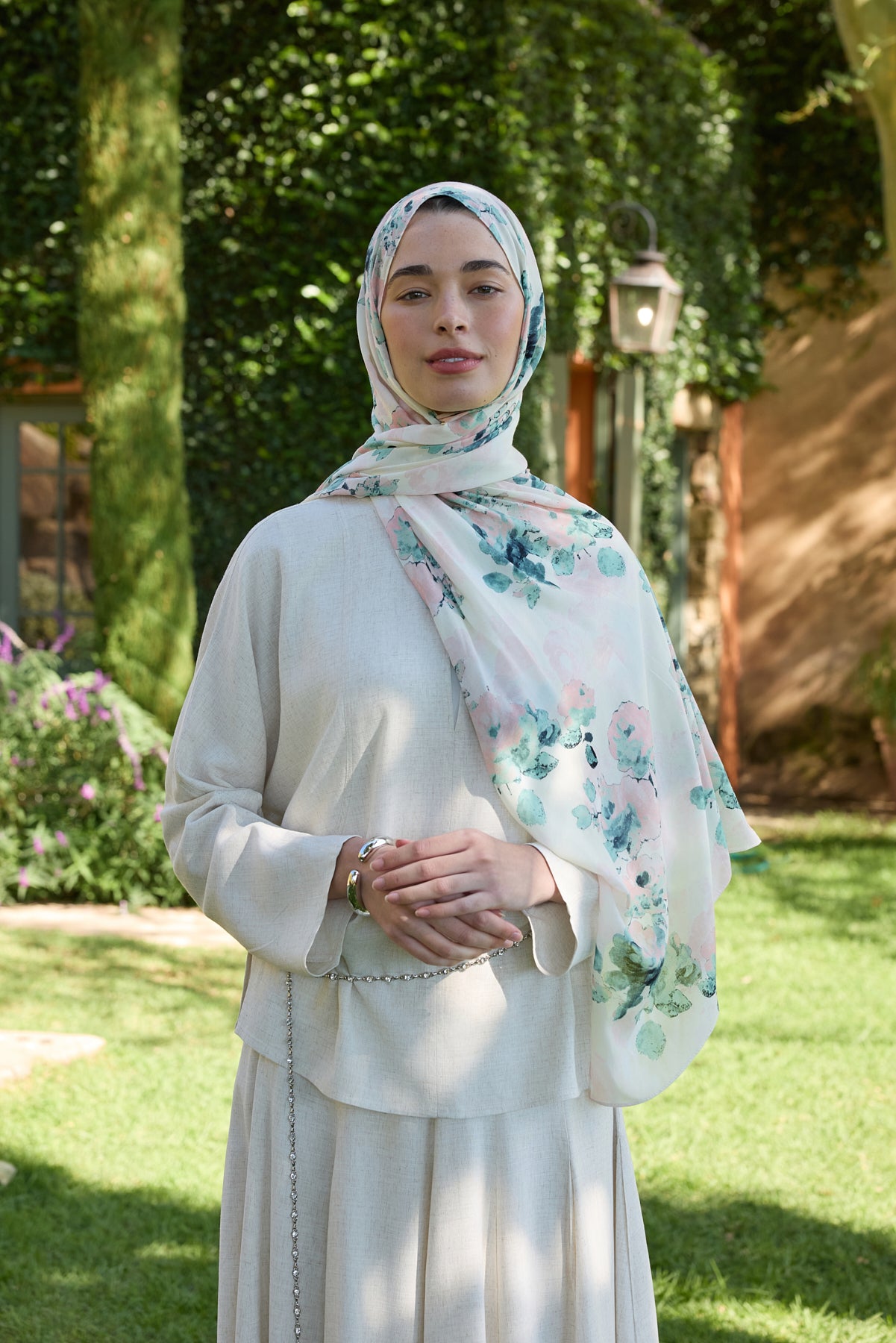 Deluxe Summer Flow Şal Yosun