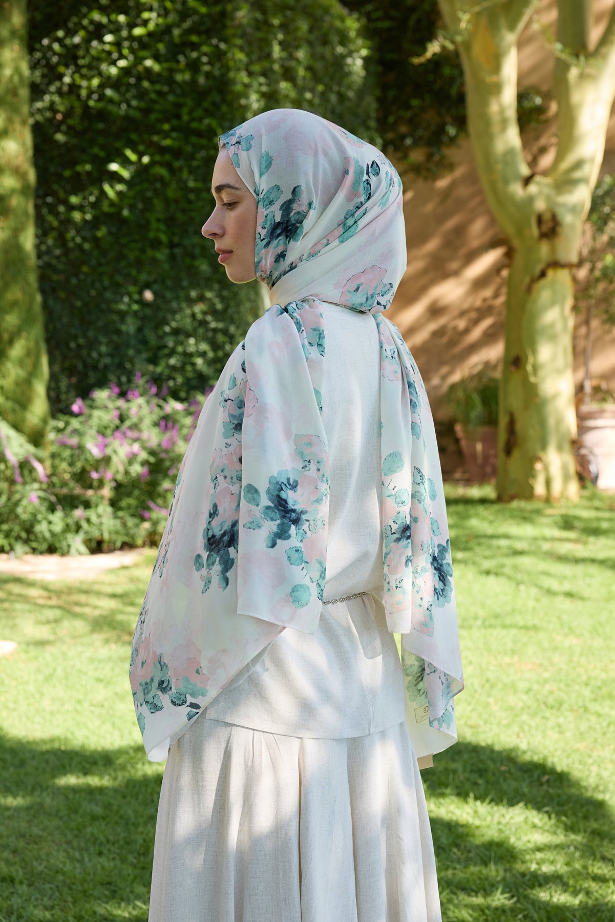 Deluxe Summer Flow Şal Yosun