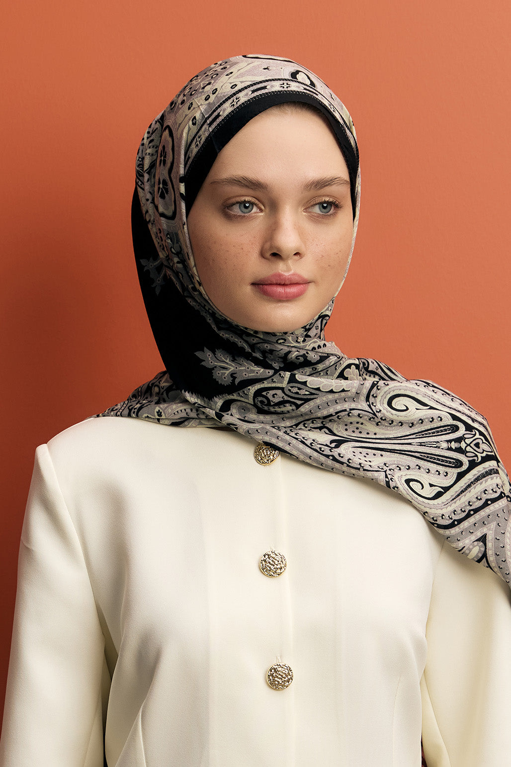 Deluxe Summer Şal Alice Siyah