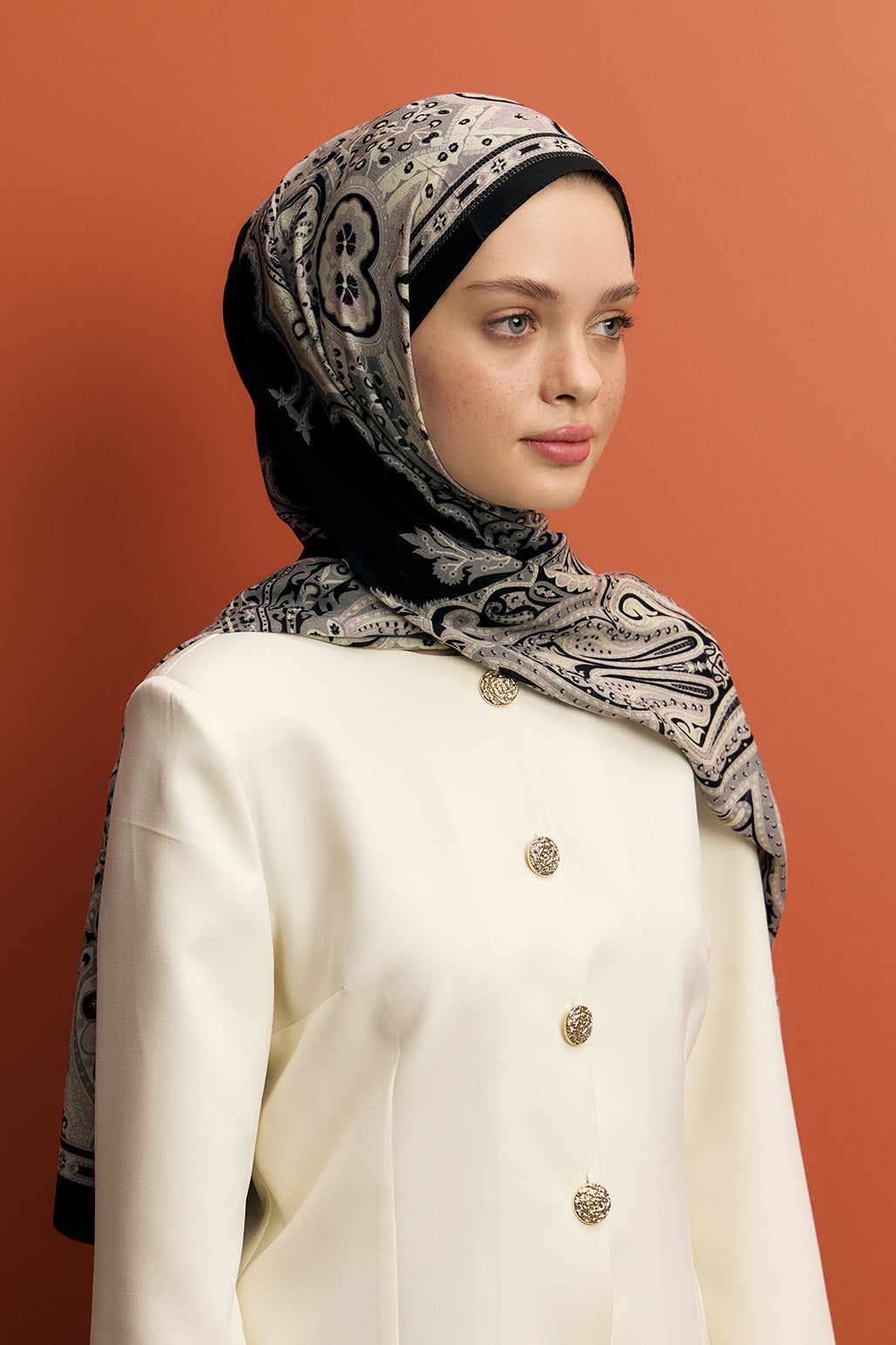 Deluxe Summer Şal Alice Siyah