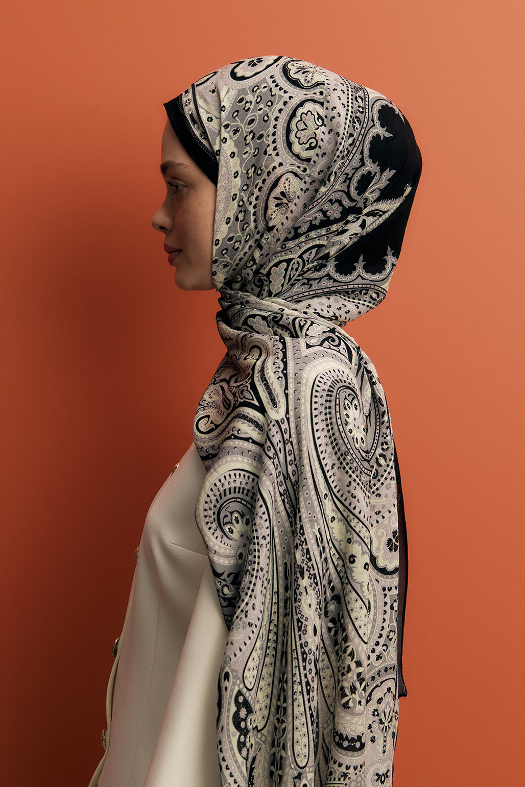 Deluxe Summer Şal Alice Siyah