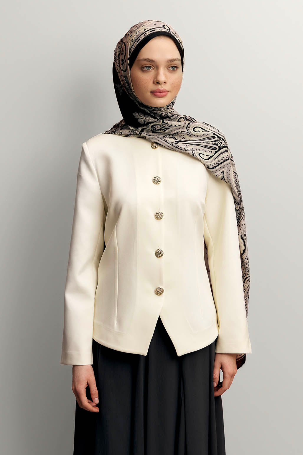 Deluxe Summer Şal Alice Siyah