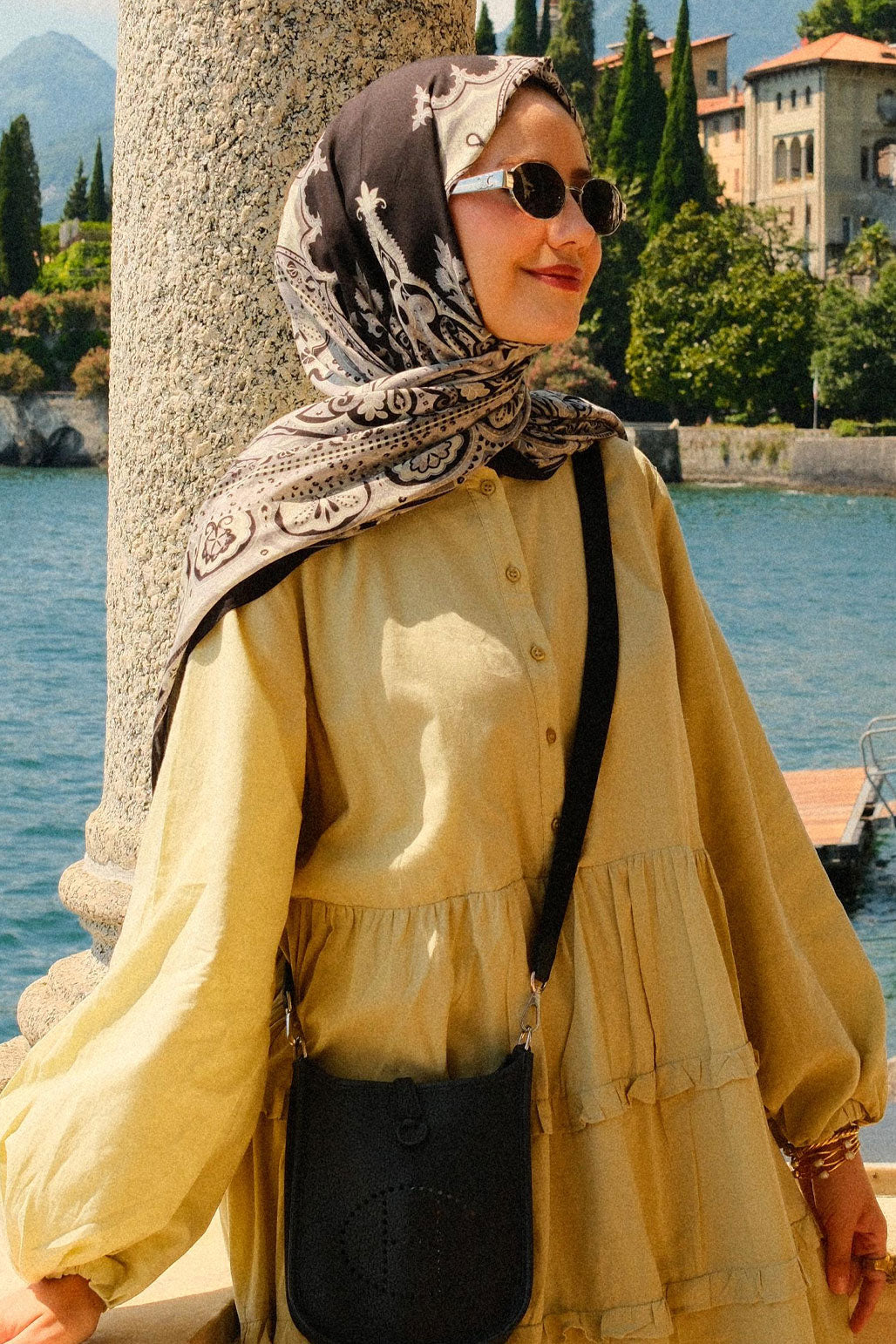 Deluxe Summer Şal Alice Siyah