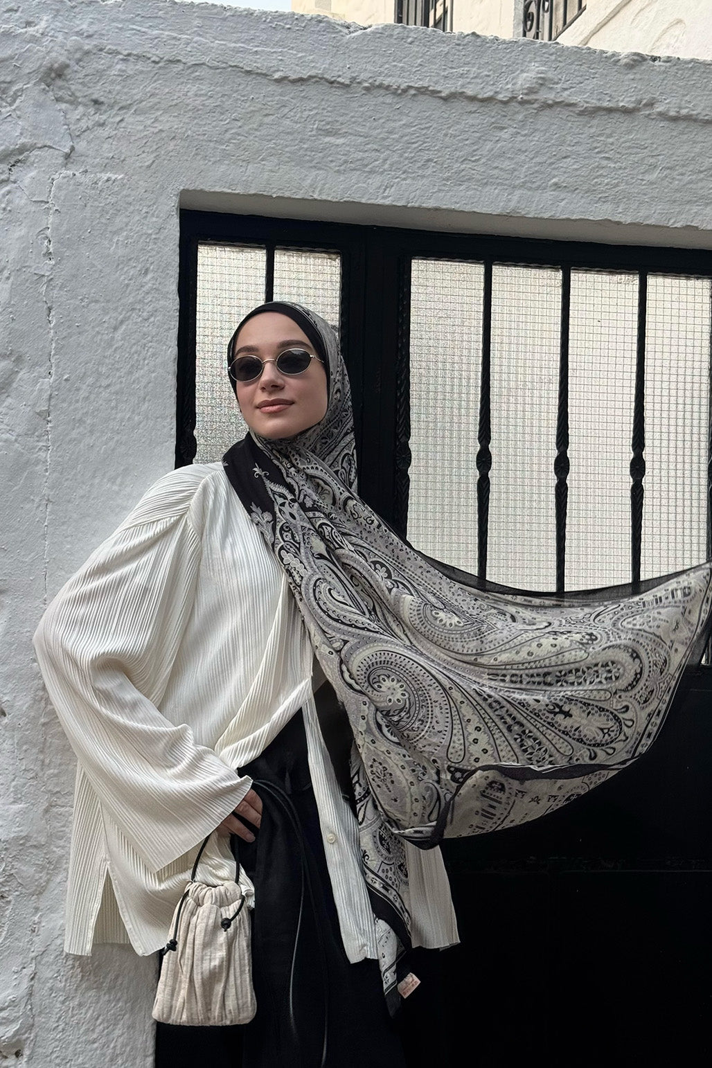 Deluxe Summer Şal Alice Siyah