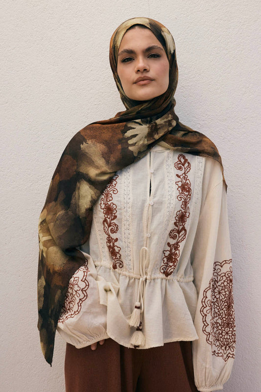 Deluxe Summer Şal Lızy Hardal