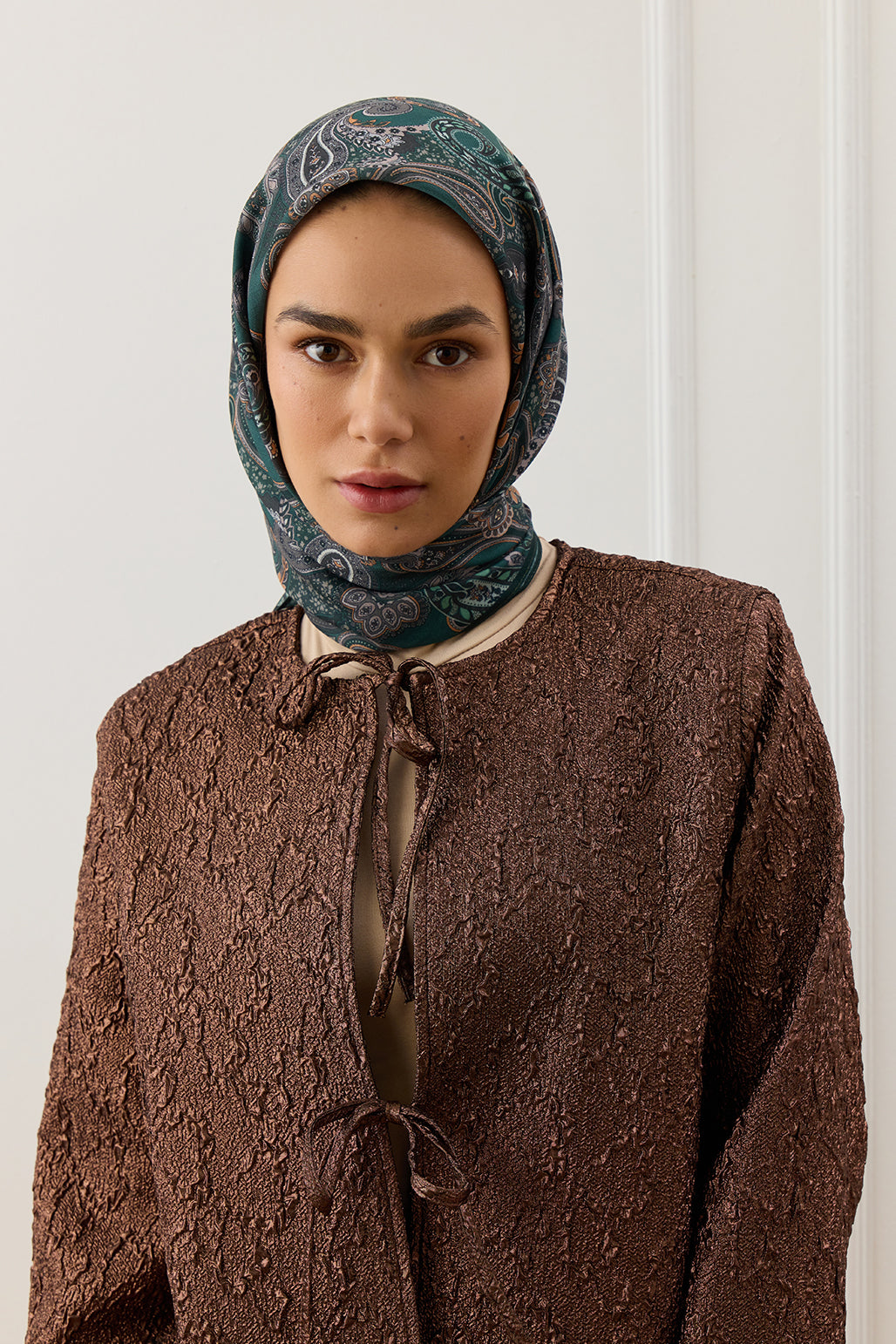 Desenli Pamuk Eşarp Lalit