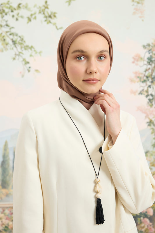 Floş Viskon Düz Eşarp Marshala