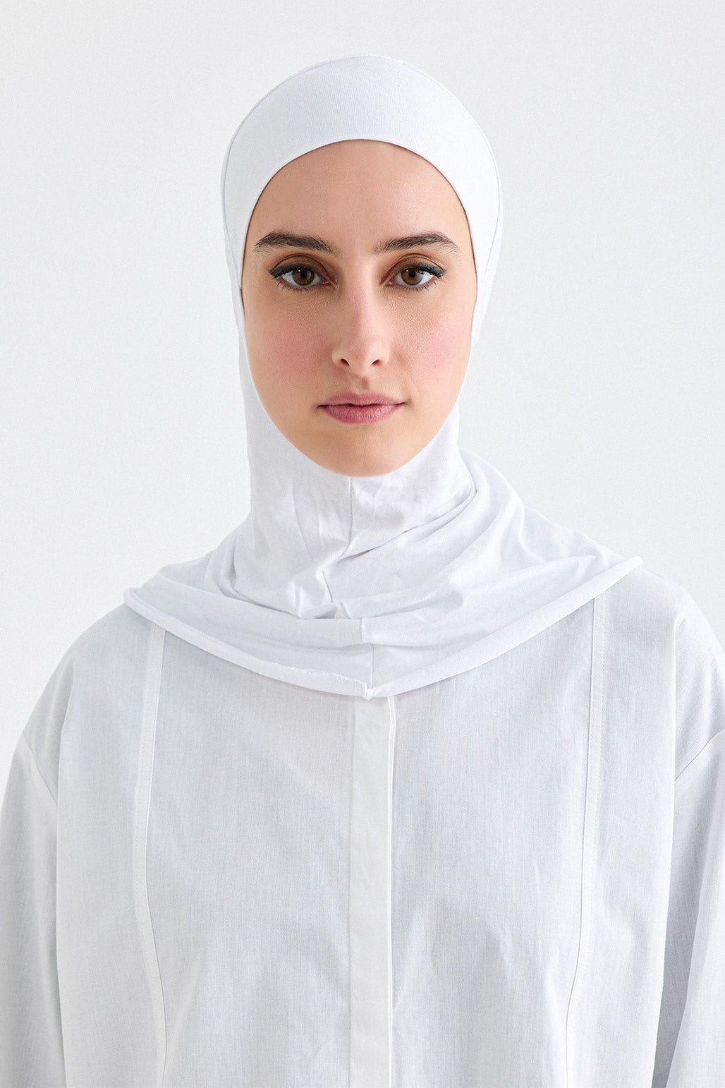 Hijab Bone Beyaz Qef