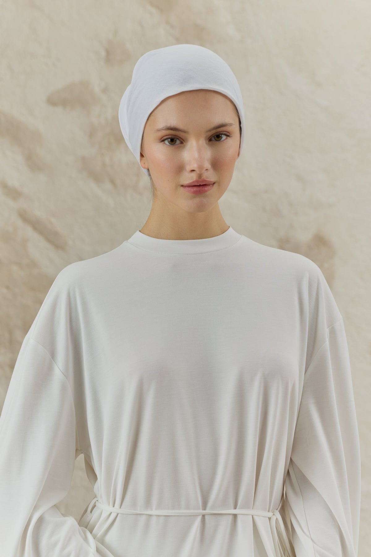 İç Başörtüsü Aksesuar Beyaz